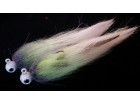Jigstreamer candátový - bílá s fluo žlutou a šedivou